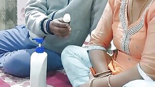 Indian hot aunty teach, how to insert penis in small ass hole  first time