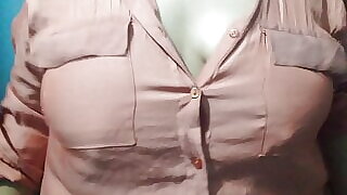 Horny wife's big milk