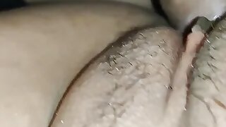 Hard fucking stepsister in home at night