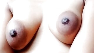 Desi Girl with beautiful Tits and hairy Pussy 18
