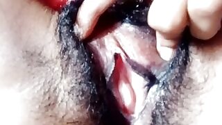 Desi Girl with beautiful Tits and hairy Pussy 24