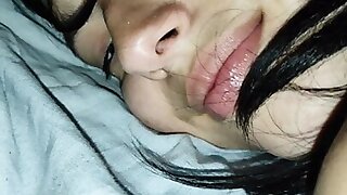 Cum Inside My Teen Best Friend's Tight Pussy At Night