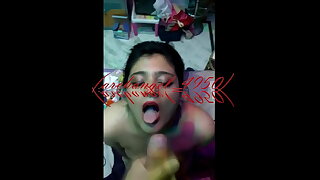 Sexy Indian Milf Gets A Huge Facial From Her Lover!