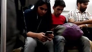 Indian ass in metro