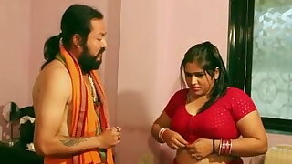 Swamiji enjoying with beautiful Bhabhi
